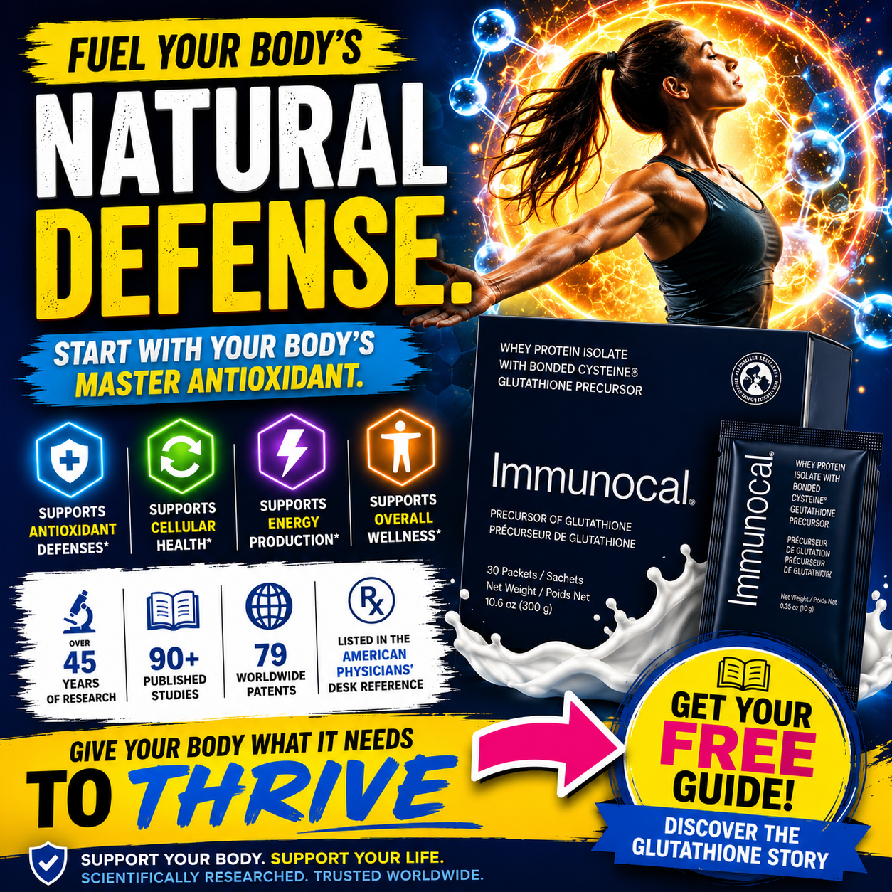 Campaign ad creative 1 for the Immunotec co-op